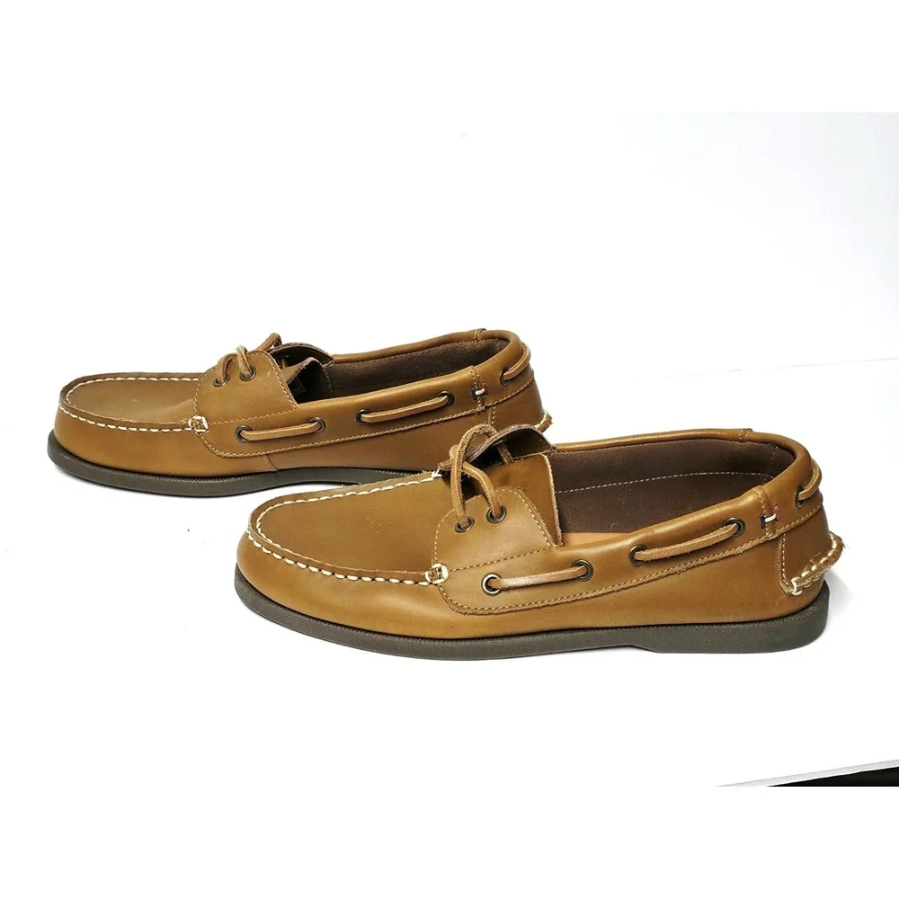 Tommy Hilfiger Men's Bowman Boat Shoes / Loafers 8 Leather Upper